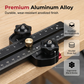 🔧🪚 Butée de scie à table portable précision – Alliage aluminium, double graduation, roulement linéaire fluide, verrouillez vos réglages pour des coupes nettes et reproductibles dignes d’un atelier pro ⚙️📏