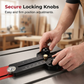 🔧🪚 Butée de scie à table portable précision – Alliage aluminium, double graduation, roulement linéaire fluide, verrouillez vos réglages pour des coupes nettes et reproductibles dignes d’un atelier pro ⚙️📏