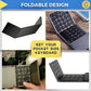 ⌨📱 Clavier Bluetooth sans fil pliable – Format poche, connexion instantanée, touches silencieuses, transformez votre téléphone ou tablette en vrai poste de travail, où que vous soyez ✈️☕
