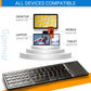 ⌨📱 Clavier Bluetooth sans fil pliable – Format poche, connexion instantanée, touches silencieuses, transformez votre téléphone ou tablette en vrai poste de travail, où que vous soyez ✈️☕