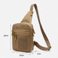 💧📱 Sac pectoral étanche – Tissu polyester résistant, compartiments organisés, garde téléphone et papiers au sec pendant vos trajets quotidiens et vos randonnées 🗺️🔒