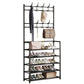 🏠👟 Banc d’entrée avec étagère à chaussures 3-en-1 – Gain de place, cadre robuste, rangez vos paires sans encombrer le couloir et asseyez-vous confortablement pour lacer vos bottines 🥾🧥