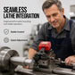 🔩⚙️ Porte-outil de moletage pour tour robuste – Structure renforcée anti-vibrations, rouleaux en acier trempé, réalisez des textures antidérapantes et décoratives impeccables sur vos pièces métalliques