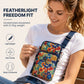 💪🎒 Brassard de sport imprimé transformable – Se porte au bras ou en bandoulière, fenêtre tactile ultra-réactive, le caméléon stylé pour votre jogging, vos courses et vos sorties en ville 🏃‍♀️🛍️