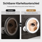 🔄💡 Miroir cosmétique double face – Face normale et face 10x, rotatif 360°, installez-le en un clin d’œil sur le miroir de la salle de bain pour voir ce que vos lunettes ou vos yeux fatigués ne voient plus 👓💖