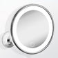 🔄💡 Miroir cosmétique double face – Face normale et face 10x, rotatif 360°, installez-le en un clin d’œil sur le miroir de la salle de bain pour voir ce que vos lunettes ou vos yeux fatigués ne voient plus 👓💖