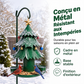 🌳🐦 Distributeur à graines pour oiseaux en forme d’arbre festif – Grande capacité, design original, transformez votre jardin ou balcon en un refuge gourmand où les mésanges et rouges-gorges adorent se poser 🌿✨