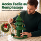 🌳🐦 Distributeur à graines pour oiseaux en forme d’arbre festif – Grande capacité, design original, transformez votre jardin ou balcon en un refuge gourmand où les mésanges et rouges-gorges adorent se poser 🌿✨