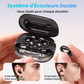 🏙️🎧 TWS double mode – Écouteurs ouverts pour rester alerte en courant, intra-auriculaires pour vous isoler, un seul boîtier pour toutes vos journées, du sport au bureau 🌆🔋