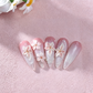 🌸💅 Autocollants pour ongles floraux 5D – Effet relief saisissant, tenue impeccable, pose express sans lampe UV, offrez-vous une manucure de salon à la française en quelques minutes, où que vous soyez 🥐✨