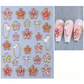🌸💅 Autocollants pour ongles floraux 5D – Effet relief saisissant, tenue impeccable, pose express sans lampe UV, offrez-vous une manucure de salon à la française en quelques minutes, où que vous soyez 🥐✨