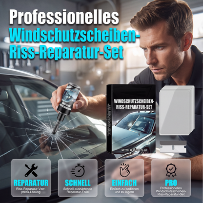🔧💡 Kit de réparation de verre à la résine UV – Réparez fissures et éclats en quelques minutes, finition transparente et solide, sans remplacer toute la vitre 🚗🏠