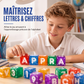 🧲🔤 Plus de 24 600 vendus ! 40 blocs magnétiques 360° lettres & chiffres – Connexion aimantée, rotation libre, un jeu d’éveil qui rend l’apprentissage des lettres et des nombres aussi amusant que créatif 🧠🌈