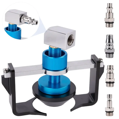 🛠️🚗 Adaptateur universel pour maître-cylindre de frein – Base 58 mm, rotation 360°, métal + caoutchouc, purge de liquide efficace, l’outil pro pour un freinage sûr et un entretien maison sans prise de tête 🛡️🔩