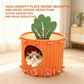 🧡🐈 Niche carotte douce – Design cocooning, parfaite pour les chats qui aiment se cacher, matière moelleuse et chaude, le refuge idéal pour les siestes au soleil ou les nuits fraîches ☀️🌙