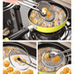 🍴🥄 Pince alimentaire 2-en-1 en inox – Passoire fine, poignée ergonomique, facile à nettoyer, attrapez et égouttez pâtes, légumes et fritures sans changer d’ustensile, l’outil malin des cuisines compactes 🍝💧