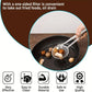 🍴🥄 Pince alimentaire 2-en-1 en inox – Passoire fine, poignée ergonomique, facile à nettoyer, attrapez et égouttez pâtes, légumes et fritures sans changer d’ustensile, l’outil malin des cuisines compactes 🍝💧