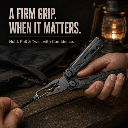 🔧🏕️ Pince multifonction pliable avec pochette – Acier inoxydable 3Cr13, ciseaux intégrés, l’outil de poche indispensable pour le camping, la randonnée et les petites réparations, toujours prêt à l’emploi 🧰💪