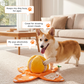 🐕🧸 Jouet interactif peluche orange – Cache-cache et friandises, stimule l’instinct de recherche, parfait pour les chiens pleins d’énergie ou anxieux en votre absence 🛋️💛