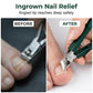 🦶✂️ Set de coupe-ongles à bouche inclinée – Conçu pour les ongles incarnés, lame fine et tranchante, poignée antidérapante, le kit précis qui soulage et prévient les infections, à domicile 🏠🩹