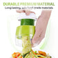 🥒1 pièce trancheuse spirale manuelle pour légumes 🥕, ustensile de cuisine ✨, râpe réglable pour trancher, éplucher et hacher 🔪, adaptée à divers légumes comme les spaghettis de pomme de terre, courgettes, concombres et bien d’autres 🥗🍠