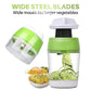 🥒1 pièce trancheuse spirale manuelle pour légumes 🥕, ustensile de cuisine ✨, râpe réglable pour trancher, éplucher et hacher 🔪, adaptée à divers légumes comme les spaghettis de pomme de terre, courgettes, concombres et bien d’autres 🥗🍠