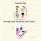 📢📢50% DE RÉDUCTION !! ⏰4 Planches de Stickers Visages Rigolos Smiley