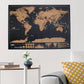 🌍Carnet de voyage carte du monde à gratter | Grattez pour marquer vos traces de voyage, décoration murale tendance et idée‑cadeau idéale pour les globe‑trotteurs !