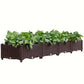 🌱🥬 Bac de plantation multifonctionnel – Auto-arrosage, PP renforcé, 30×30×20 cm, cultivez légumes et herbes fraîches sans effort, même sur un petit balcon 🏙️✨