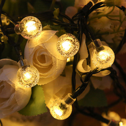 🛡️🌙 Guirlande bulles solaire étanche – Résistante à la pluie, allumage automatique au crépuscule, créez une ambiance magique en extérieur, même les soirs de pluie 🌧️💡