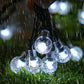 🛡️🌙 Guirlande bulles solaire étanche – Résistante à la pluie, allumage automatique au crépuscule, créez une ambiance magique en extérieur, même les soirs de pluie 🌧️💡