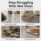 💧🚰 Tapis anti-éclaboussures pour robinet – Absorbe l’eau, sèche vite, protège votre plan de travail et votre meuble, l’accessoire malin pour une cuisine et une salle de bain toujours sèches 🧽✨