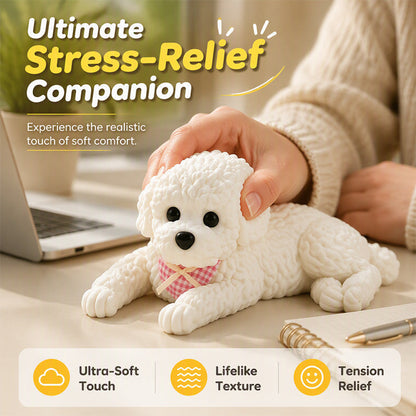 🧸🐶 Nounours anti-stress à presser – Doux et adorable, une pression et le stress s’envole, le petit compagnon réconfortant à garder au bureau, dans le sac ou sur la table de nuit 🌙💛