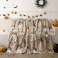 👻🛋️ Plaid douillet à imprimé fantômes Halloween – Doux, chaud, décoratif, la touche cosy et festive pour vos soirées d’octobre, au coin du feu ou devant un film d’épouvante 🎃🌙