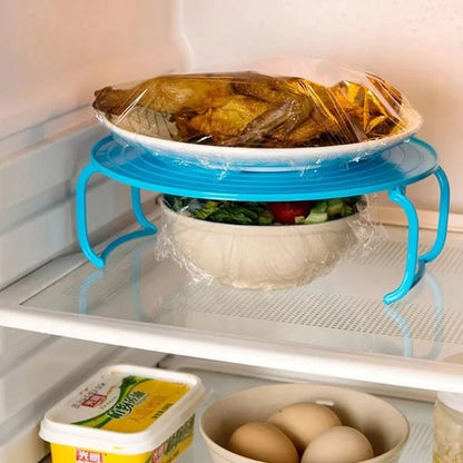 🍽️ Plateau Pliable 2-en-1 pour Micro-ondes – Réchauffe Deux Plats Ensemble | Poignées Cool-Touch | Silicone Alimentaire Sans BPA | Antidérapant et Gain de Place | Ø 23,5 × 8,3 cm ✨