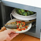 🍽️ Plateau Pliable 2-en-1 pour Micro-ondes – Réchauffe Deux Plats Ensemble | Poignées Cool-Touch | Silicone Alimentaire Sans BPA | Antidérapant et Gain de Place | Ø 23,5 × 8,3 cm ✨
