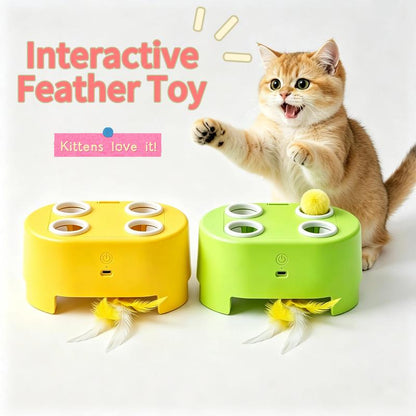 ⏳ Offre limitée -50 % ⏰ Jouet interactif Whack-a-Mole pour chat – 3 modes, activité intérieure et jeu d’intelligence 🐱🧀