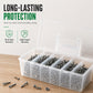 🔧 Organiseur Portable de Pièces de Quincaillerie – Grilles Personnalisables, Empilable et Durable