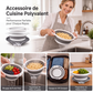 🥗✨ Passoire pliable multifonction – Égouttoir avec base de vidange, compacte et pratique, lavez et égouttez vos aliments sans encombrer votre cuisine, puis rangez-la à plat 🌿👌