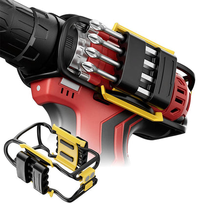 🔧✨ Porte-embout universel pour perceuse sans fil – Fixation solide, accès rapide, gardez vos embouts à portée de main sur le chantier, l’accessoire malin des bricoleurs organisés 🛠️💪