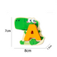 🧩🌳 Jouet d’association lettres et animaux en bois – Bords lisses, pièces faciles à saisir, apprendre l’alphabet en s’amusant dès le plus jeune âge 🎨👶