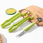 🍉🔪 Plus de 50 000 vendus ! Ensemble de coupe-melon 3 en 1 en acier inoxydable – Tranchez, évidez et décorez vos fruits en toute simplicité, pour des étés frais et colorés 🍈✨