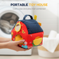 🏡🐮 Maison de ferme interactive en peluche – 6 zones d’exploration, marionnettes d’animaux, pour apprendre en jouant dès le plus jeune âge 🧸🌾