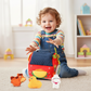 🏡🐮 Maison de ferme interactive en peluche – 6 zones d’exploration, marionnettes d’animaux, pour apprendre en jouant dès le plus jeune âge 🧸🌾