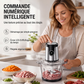 🔪⚙️ Robot de cuisine 2000 W – Fini les hachages interminables et les textures irrégulières, lames pro en acier inoxydable, bol 2/3 L, idéal pour viande, légumes et repas bébé 🥩🥣