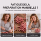 🔪⚙️ Robot de cuisine 2000 W – Fini les hachages interminables et les textures irrégulières, lames pro en acier inoxydable, bol 2/3 L, idéal pour viande, légumes et repas bébé 🥩🥣