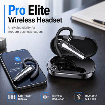 🎧 PROMO LIMITÉE 50% DE RÉDUCTION ! 💦 Oreillette Bluetooth – Confortable, Stable, Clair 🚀