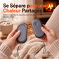 🔥🧤 PROMO FLASH : 50% DE RÉDUCTION ! Chauffe-mains Rechargeable Magnétique Détachable 2 en 1 – Double Face Instantané, USB & 6 Coloris for une Chaleur à Partager Partout ✨