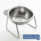 🥣🐾 Gamelle inclinée à 15° pour chien et chat – Conception orthopédique, réduit la pression sur le cou, idéale pour les animaux âgés et les races à museau plat, repas confortables et sans effort 🦴✨
