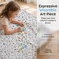🎨🛋️ Kit de couverture à colorier – Créatif, confortable et personnalisable, transformez votre plaid en œuvre d’art unique, pour des moments doux et colorés en famille 🖍️✨